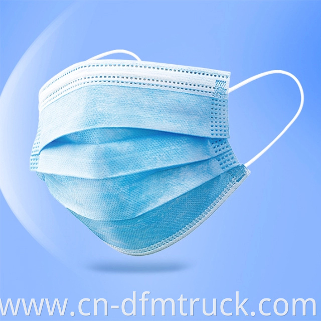 Wholesale disposable printed 3 ply surgical mask face